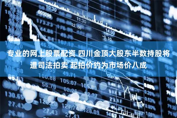 专业的网上股票配资 四川金顶大股东半数持股将遭司法拍卖 起拍价约为市场价八成